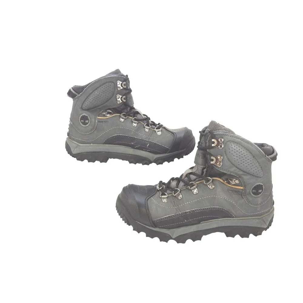 Timberland Pro Switchback Waterproof Hiking‎ Boots Grey Black Size Men's 7 Wom 8